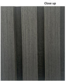 Acoustic 3D Timber Oak Slatted Wall Panel - 2400x600 - Natural Decor