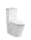 Bathroom Toilet WC Unit Pan Soft Close Seat White Gloss Close-Coupled
