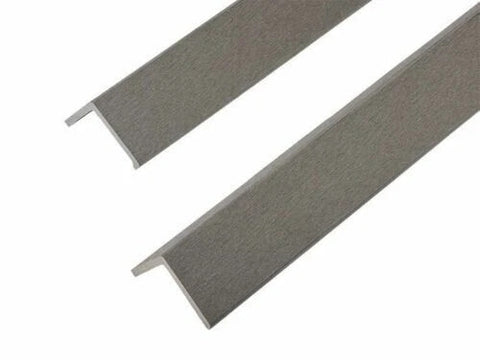 Composite Edge Grey Finishing Trims Durable Decking Solution