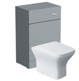 Bathroom Vanity Unit Sink Cabinet Grey Basin Storage Furniture Door Toilet