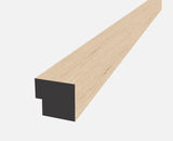 Acoustic 3D Timber Oak Slatted Wall Panel - 2400x600 - Natural Decor