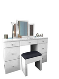 White Mirrored Dressing Table Mirror Dressing Table