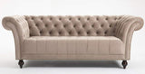 DProT Handmade Chesterfield Sofa Armchair 1.5, 2 or 3 Seater Settee Love Seat Velvet