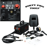 Professional 140A Gasless MIG, TIG and MMA 3-in-1 Welder  Non Live Torch model 230V No Gas with Mask & Welding Wire
