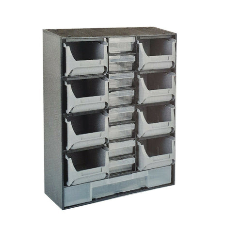17 Multi Drawers 9 Bin Rack Parts Organiser Storage Cabinet Tool Diy Box