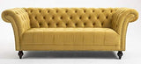 DProT Handmade Chesterfield Sofa Armchair 1.5, 2 or 3 Seater Settee Love Seat Velvet