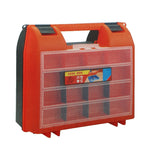 Power Tool Storage Case Parts Screws Hardware Organizer Box 16 Compartment