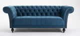 DProT Handmade Chesterfield Sofa Armchair 1.5, 2 or 3 Seater Settee Love Seat Velvet