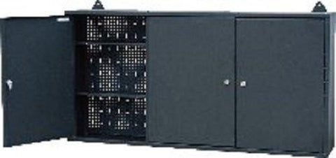 Tool Wall Cabinet 3 Door Large Wall Mount Hanging Tool Box Garage Storage Metal Cabinet