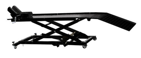 D Pro Tools Motorcycle Ramp Motorbike Lift Stand Hydraulic Carrier 1000 Lbs