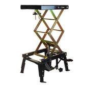 Professional Hydraulic Scissor Motorbike Lift 300lb With Foot Pedal