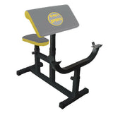 Heavy Duty Steel Preacher Arm Curl Weight Bench Bicep Gym Equipment Barbell Rack