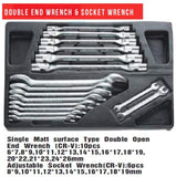 Spanner Set Socket Double End Wrenches Mechanics Hand Tool 207pc Pliers Ratchet…