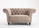 DProT Handmade Chesterfield Sofa Armchair 1.5, 2 or 3 Seater Settee Love Seat Velvet