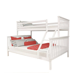 Triple Sleeper Bunk Bed Wooden Large (double and single) Can be set up as single bed and double bed