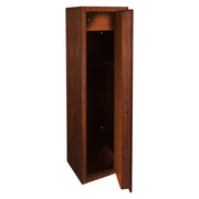 Deluxe Model 6 Gun 3 Scoped Cabinet In Wood Effect Finish With Built In Ammunition Safe 