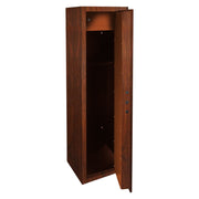 Deluxe Model 6 Gun 3 Scoped Cabinet In Wood Effect Finish With Built In Ammunition Safe