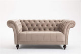 DProT Handmade Chesterfield Sofa Armchair 1.5, 2 or 3 Seater Settee Love Seat Velvet