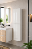 1600mm Handleless Wall Hung Gloss Storage Unit Floating Bathroom Cabinet Soft Close Doors