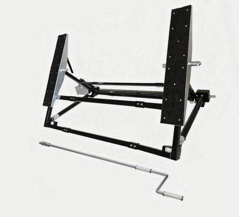 1500kg Portable Scissor Car Lift Manual & Drill‑Operated