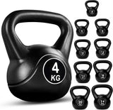 Kettlebell Vinyl 2kg-12kg Weight Kettlebells Exercise Home Fitness Workout Gym