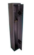 3 Gun Cabinet, Extra Height Shotgun Cabinet, 32" Barrels Muzzles Silencers Scoped Rifles