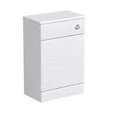 Handleless Bathroom High Gloss White Floor Standing Vanity Unit Sink Cabinet White Basin Storage Furniture Door Toilet