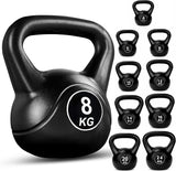 Kettlebell Vinyl 2kg-12kg Weight Kettlebells Exercise Home Fitness Workout Gym