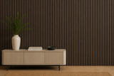 Acoustic 3D Timber Oak Slatted Wall Panel - 2400x600 - Natural Decor