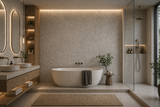 Shower Panel 1000mm Wide x 2.4m Wet Wall  Bathroom Cladding PVC 10mm Thick