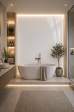 Shower Panel 1000mm Wide x 2.4m Wet Wall  Bathroom Cladding PVC 10mm Thick