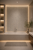 Shower Panel 1000mm Wide x 2.4m Wet Wall  Bathroom Cladding PVC 10mm Thick