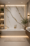 Shower Panel 1000mm Wide x 2.4m Wet Wall  Bathroom Cladding PVC 10mm Thick