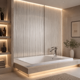 Shower Panel 1000mm Wide x 2.4m Wet Wall  Bathroom Cladding PVC 10mm Thick