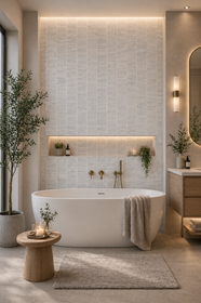 Shower Panel 1000mm Wide x 2.4m Wet Wall  Bathroom Cladding PVC 10mm Thick