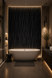 Shower Panel 1000mm Wide x 2.4m Wet Wall  Bathroom Cladding PVC 10mm Thick