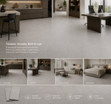 SPC Vinyl Flooring Luxury Click - 100% Waterproof, Ideal for Bathroom & Kitchen 1.74M² Packs Stronger than LVT