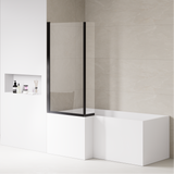 L‑Shaped Bath 1500/1700mm Left or Right – With Front & End Panels + Optional Screens