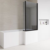 L‑Shaped Bath 1500/1700mm Left or Right – With Front & End Panels + Optional Screens