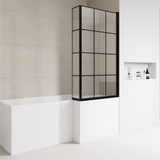 L‑Shaped Bath 1500/1700mm Left or Right – With Front & End Panels + Optional Screens