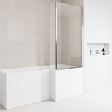 L‑Shaped Bath 1500/1700mm Left or Right – With Front & End Panels + Optional Screens