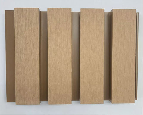 Square Slatted Composite Cladding Plastic Exterior -