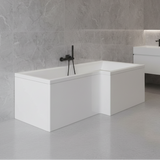 L‑Shaped Bath 1500/1700mm Left or Right – With Front & End Panels + Optional Screens