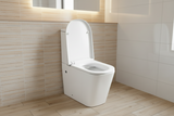 Bathroom Toilet WC Unit Pan Soft Close Seat White Gloss Close-Coupled
