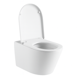 Back To Wall Rimless BTW Toilet Pan Soft Close Seat