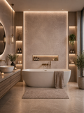 1000mm x 2.4m Waterproof Shower Wall Panels 10mm Wet Wall Bathroom Cladding