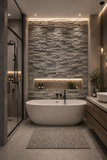 1000mm x 2.4m Waterproof Shower Wall Panels 10mm Wet Wall Bathroom Cladding