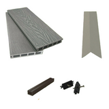 1 Square Meter Composite Decking Set Boards, Edging & Fixings Included