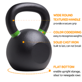 Cast Iron Kettlebells 2kg - 32kg Multi Gym Equipment Dumbbell Workout Weights