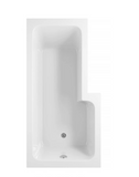 L‑Shaped Bath 1500/1700mm – Left or Right Hand – 6mm Acrylic CE Certified